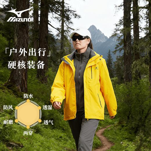 美津浓户外情侣款三合一外套不挑人、不挑身材，轻松穿出挺拔干练的时尚感 商品图3