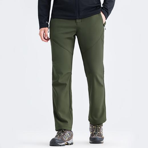 【藏狼软壳裤】拓路者户外徒步裤男秋冬保暖加绒加厚防风登山裤 商品图0