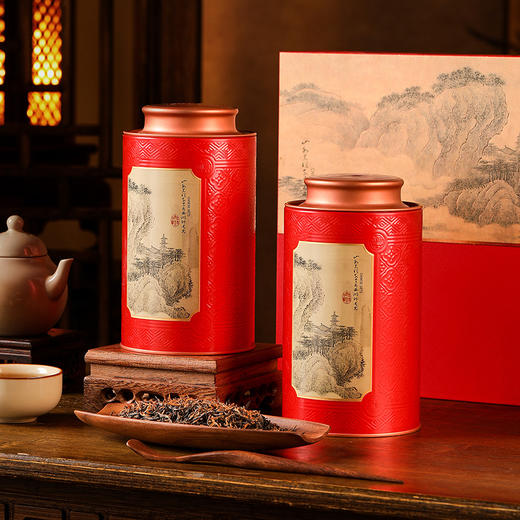 【望山骏韵礼盒】去寻特级蜜香金骏眉 红茶礼盒 武夷山特级金骏眉自己喝送领导送亲戚 商品图3