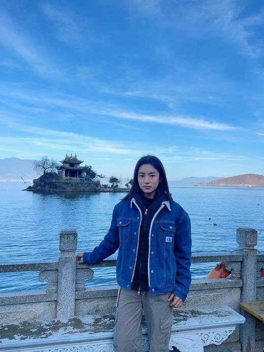 D111967防寒重工水洗双袋羊羔毛牛仔棉服情侣外套 商品图6