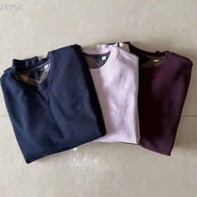 bur经典 小标刺绣卫衣 男女同款