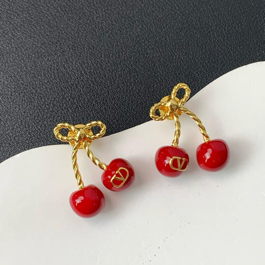 红樱桃项链/耳钉 商品图12