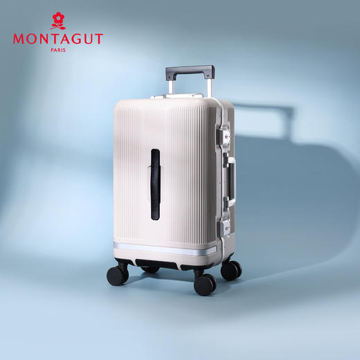 梦特娇万向轮静音轮旅行箱PC铝框行李箱出差箱 商品图11