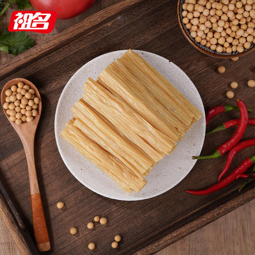 祖名速泡腐竹干货新鲜头道捞制腐竹段火锅凉拌配菜批发80g*2袋 商品图7