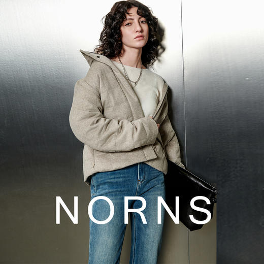 NORNS LADY诺恩【方糖奶霜】冬季短款外套立领显瘦方格保暖外套 T25WQ01743【现货】 商品图5