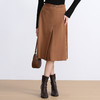 EITIE爱特爱冬季新款时尚高腰A字显瘦百搭毛呢半身裙8006703 商品缩略图7