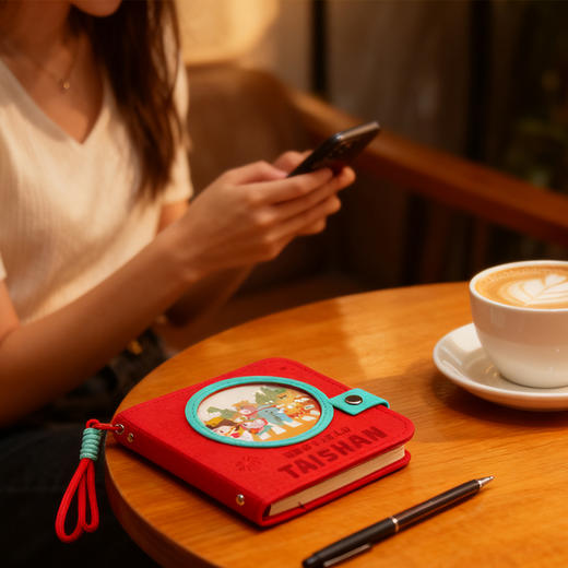 Tai集泰山文创毛毡本收集本旅行印章集章本活页手账本记录手册 商品图2