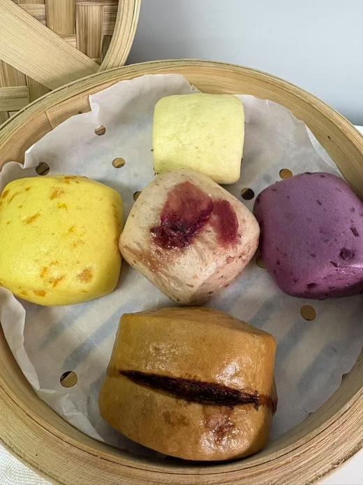 【临安美食】五彩果蔬刀切馒头，玉米、紫薯、红糖、南瓜、玫瑰真材实料调味而成，口感喧软，清甜可口 商品图4