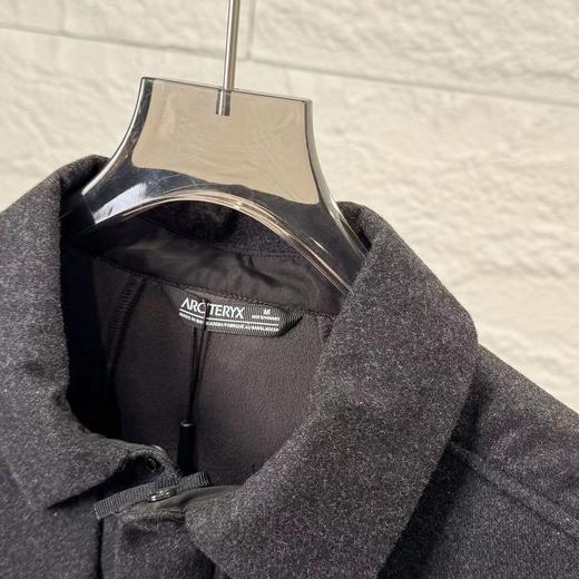 D111966男女款羊毛外套羊绒翻领商务夹克加厚保暖立领户外冲锋衣 商品图13