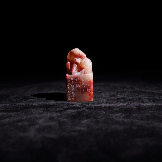 李平丨同心聚力共克时艰 3.5x3.6x7CM 手工篆刻印章作品 商品图1