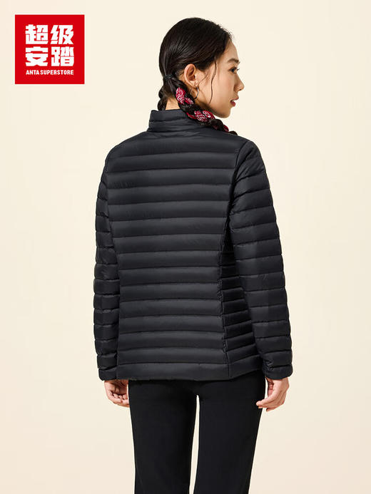 超级安踏轻薄羽绒服女士秋冬修身保暖防泼水易收纳运动夹克外套162546901U 商品图1
