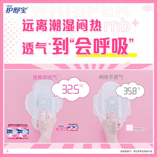 护舒宝云感棉极薄日用卫生巾240MM16片*3包 商品图2