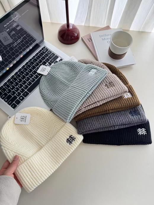 D111963情侣款针织帽毛线帽男女都可以戴的冷帽 商品图5
