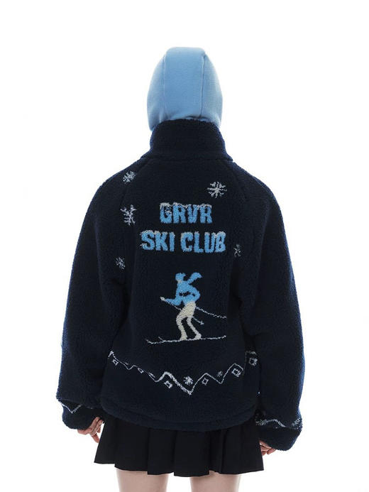 杨超越同款双层仿羊羔毛外套 商品图11