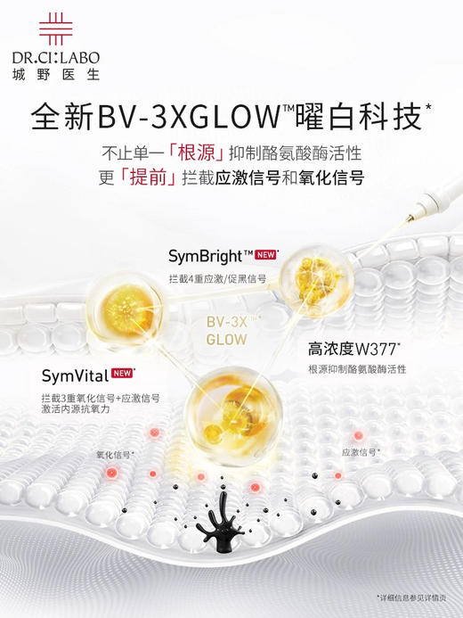 城野医生377精华/面霜 补水通透亮白 淡痘印淡斑 商品图2