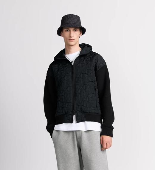 男款刺绣针织拼接棉服he010 商品图3