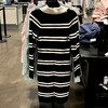 Abercrombie Fitch/AF 女春秋条纹半拉链翻领休闲长袖针织连衣裙 商品缩略图3