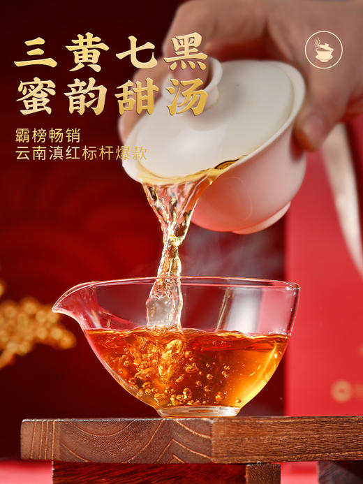 【爆款】凤牌滇红爆款经典58独立袋装248克62泡 商品图4