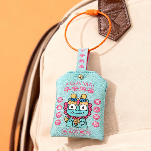 Tai集泰山文创石敢当祈愿香囊泰山墨玉朱砂手串手链礼盒装伴手礼 商品图5