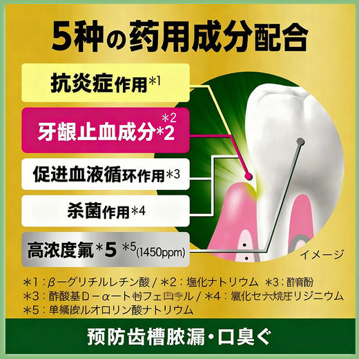 花王（KAO）深层洁净药用牙膏 草本香型 85g【BS】 商品图3