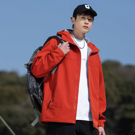 【专属】鸟家同款面料【诗班雅 软壳机能冲锋夹克】防风、抗寒保暖、防刮轻便、不挑年龄、不挑场合、男女同款、单穿/内搭都可！ 商品图3