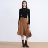 EITIE爱特爱冬季新款时尚高腰A字显瘦百搭毛呢半身裙8006703 商品缩略图6