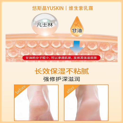 悠斯晶YUSKIN维生素乳霜 30g【BS】 商品图2