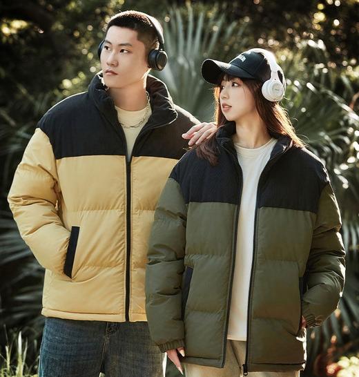 热卖中！！【源于1884年 瑞士百年军工品牌】瑞士军工SWISS MILITARY黑金棉服 男女同款 撞色拼接 不跑绒 厚实保暖修饰身材不臃肿 商品图6