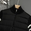 D111935男士拼接针织绗缝羽绒立领夹克外套羽绒服 商品缩略图8
