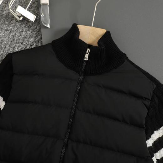 D111935男士拼接针织绗缝羽绒立领夹克外套羽绒服 商品图8