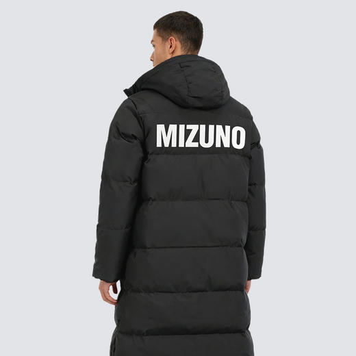 小李子Mizuno美津浓长款足球运动训练保暖羽绒服成人男P2CN44Z109 商品图1