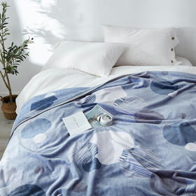 梦洁 法兰绒毯 贝加尔湖畔