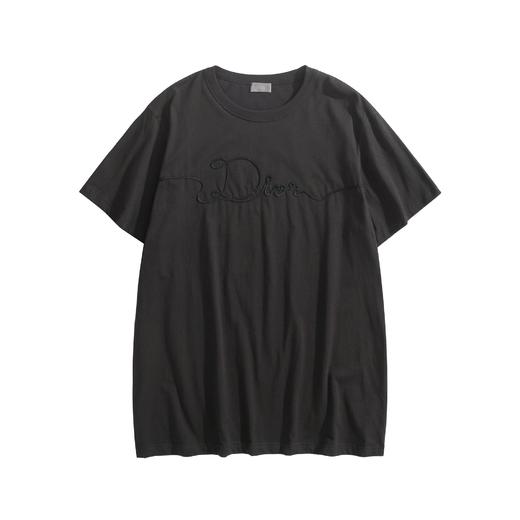 男款棉质刺绣短袖T恤hu010 商品图0