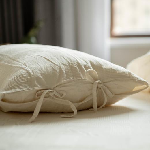 纯棉无染四件套 A类天然原色全棉床上用品 白色四件套不染素色 商品图3