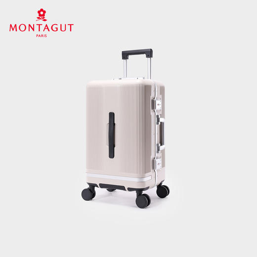 梦特娇万向轮静音轮旅行箱PC铝框行李箱出差箱 商品图7