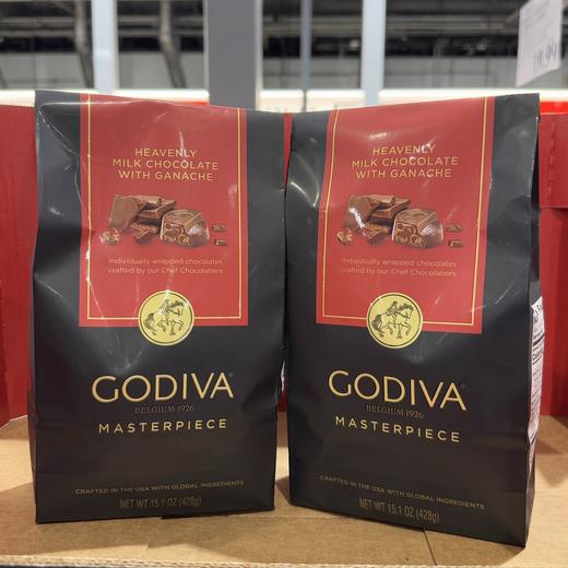 到手价158元/袋，2袋起148元 牛奶巧克力丝滑浓郁GODIVA Masterpiece 牛奶巧克力甘纳许 美国代购，无中文标签，介意慎拍 商品图2