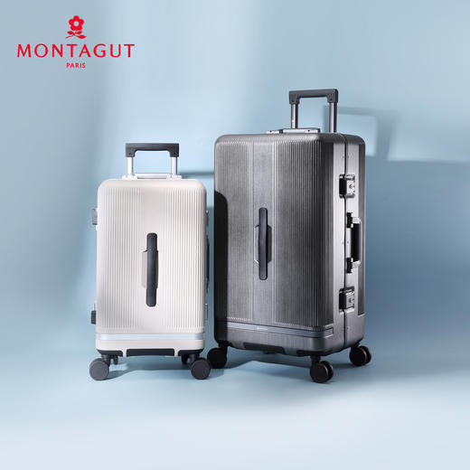 梦特娇万向轮静音轮旅行箱PC铝框行李箱出差箱 商品图12