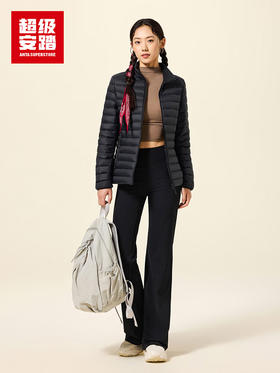 超级安踏轻薄羽绒服女士秋冬修身保暖防泼水易收纳运动夹克外套162546901U