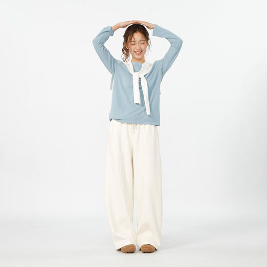 基本款百搭加绒弯刀裤长裤-纪念日百货门店同款167943297 商品图1