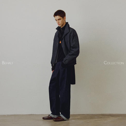 714street高端线 BEHALF  日本和纸感 LM风双领层次3M新雪丽夹克 商品图2