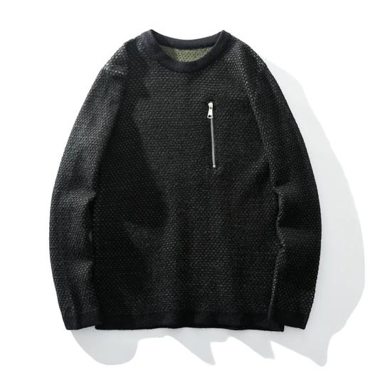 质感男士的秋冬 “软黄金”—— 这款棉混纺毛衣，让舒适与格调双向奔赴秋冬穿搭 商品图2