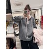 25AW上新 蕾蕾同款【彩虹对对碰！】韩版时尚撞色连帽宽松针织套头毛衣 商品缩略图0