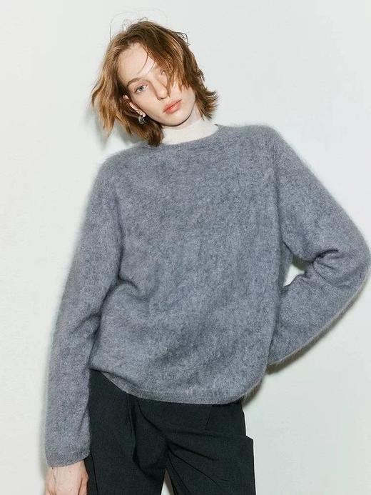 【即将涨价】❗️贵妇级松弛感【秋冬拉毛羊毛衫】贴肤穿完全不扎痒✨Whole-Garment全成型编织工艺，无缝一体工艺，立体成型 商品图2