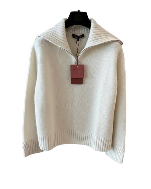 女款羊绒翻领针织毛衣ba015 商品图0