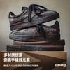 马登美式火山熔岩厚底板鞋黑色低帮爆裂纹潮流水晶底增高休闲鞋男 商品缩略图2