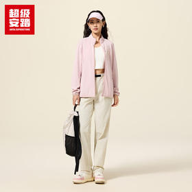 超级安踏抓绒运动外套女士秋季户外保暖多口袋内搭外穿夹克上衣162546701U