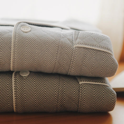 三层空气棉~断码特价！日系睡衣纯棉空气棉可外穿秋冬款棉服女款大码家居服 商品图4