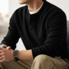 【72小时发货】Gesamy男士绵羊毛圆领卫衣/针织开衫 混纺面料柔软亲肤保暖力满分 儒雅少年感简约百搭秋冬男士必备 商品缩略图3