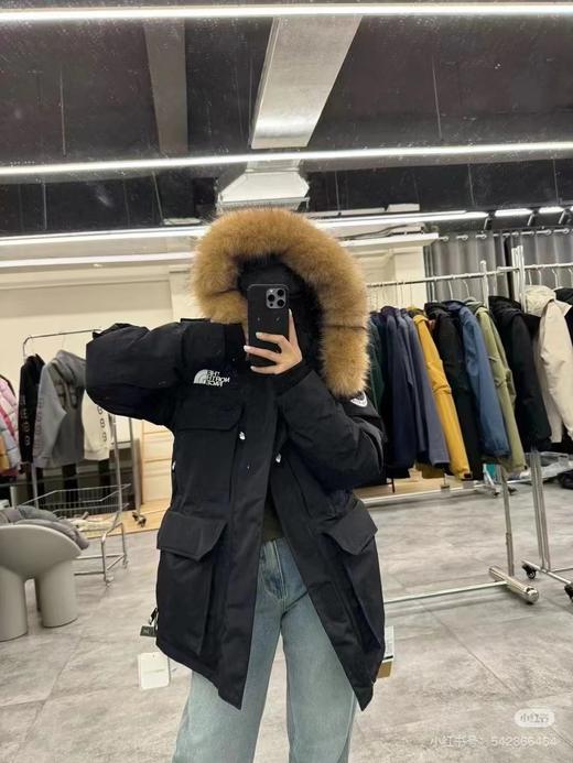 D111960光电子机能四口袋极地工装毛领羽绒服 商品图3