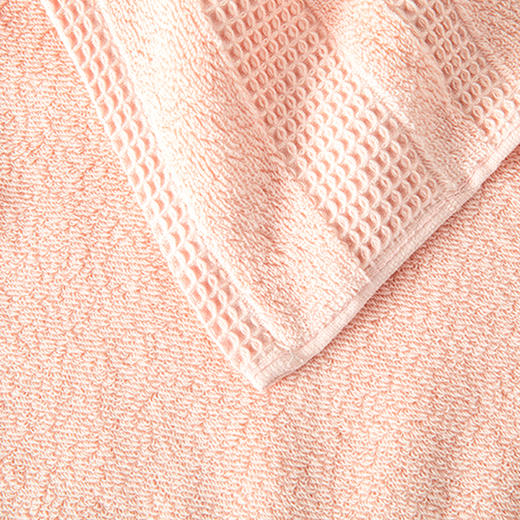 【快乐购专属】超柔加厚长绒棉浴巾（粉/米/蓝）DR 商品图3